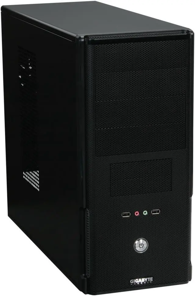Main image of GIGABYTE Luxo M1000 Black 0.5mm SECC / ABS / Steel Mash ATX Mid Tower Computer Case