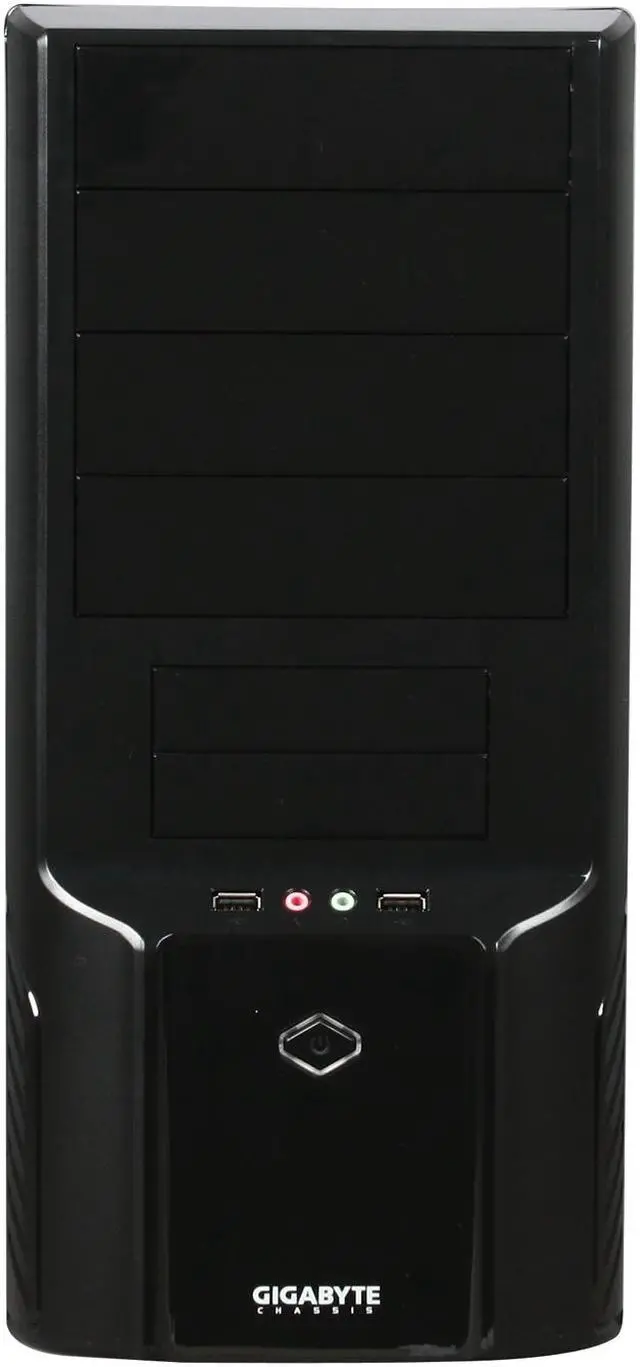 Alt view image 2 of 9 - GIGABYTE Luxo X142 Black SECC / ABS ATX Mid Tower Computer Case