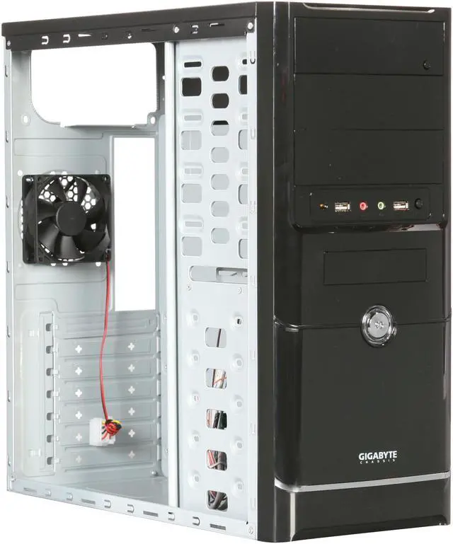 Alt view image 7 of 9 - GIGABYTE GZ-F3HEB Black SECC Steel / ABS ATX Mid Tower Computer Case