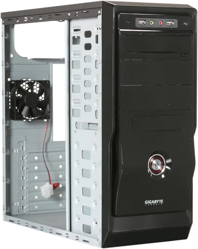 Alt view image 7 of 9 - GIGABYTE GZ-F5HEB Black SECC Steel / ABS ATX Mid Tower Computer Case