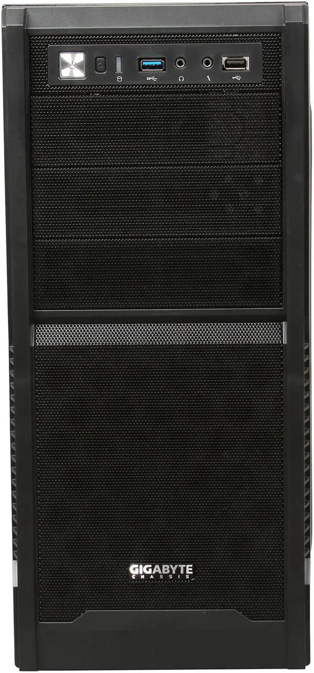 Alt view image 2 of 9 - GIGABYTE GZ-ZIF138R Black ABS+MESH / 0.5mm SGCC ATX Mid Tower Computer Case