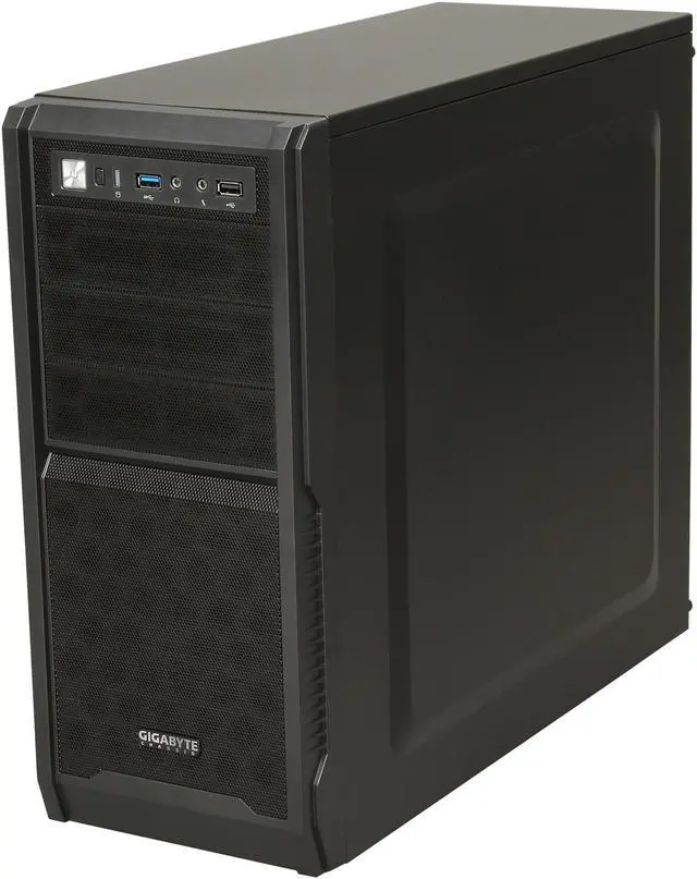 Alt view image 3 of 9 - GIGABYTE GZ-ZIF138R Black ABS+MESH / 0.5mm SGCC ATX Mid Tower Computer Case