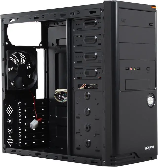 Alt view image 7 of 9 - GIGABYTE GZ-ZA1 Black ABS / 0.6mm SGCC ATX Mid Tower Computer Case