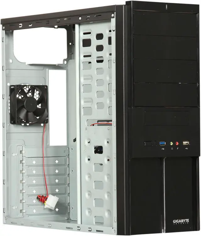 Alt view image 7 of 9 - GIGABYTE GZ-PD Plus Black ABS / SECC Computer Case