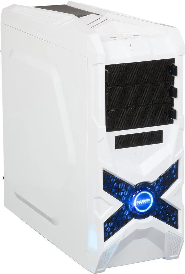 Main image of GIGABYTE Luxo M30  White GZ-ZLM3CO White ABS / Mesh ATX Mid Tower Computer Case