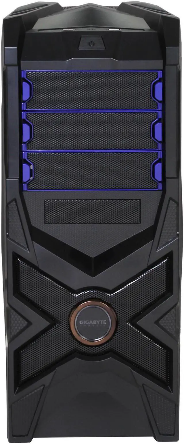 Alt view image 2 of 10 - GIGABYTE Luxo M30  Black GZ-ZLM3BO Black ABS / Mesh ATX Mid Tower Computer Case