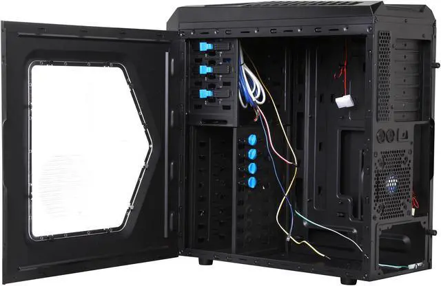 Alt view image 5 of 10 - GIGABYTE Luxo M30  Black GZ-ZLM3BO Black ABS / Mesh ATX Mid Tower Computer Case