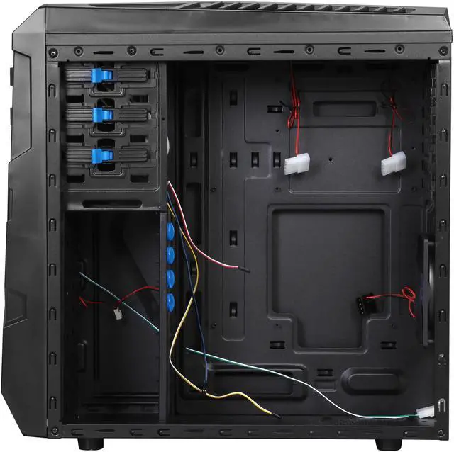 Alt view image 6 of 10 - GIGABYTE Luxo M30  Black GZ-ZLM3BO Black ABS / Mesh ATX Mid Tower Computer Case