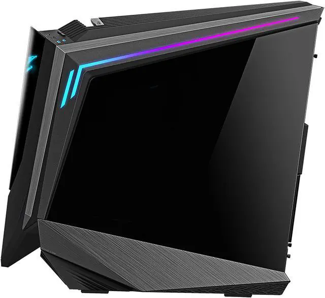 Alt view image 7 of 10 - GIGABYTE AORUS C700 GLASS GB-AC700G Black Aluminum / Steel / Plastic / Glass ATX Full Tower Computer Case