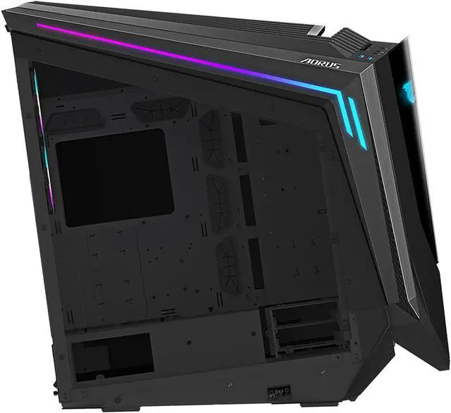 Alt view image 6 of 10 - GIGABYTE AORUS C700 GLASS GB-AC700G Black Aluminum / Steel / Plastic / Glass ATX Full Tower Computer Case