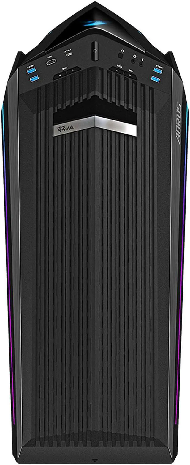 Alt view image 4 of 10 - GIGABYTE AORUS C700 GLASS GB-AC700G Black Aluminum / Steel / Plastic / Glass ATX Full Tower Computer Case