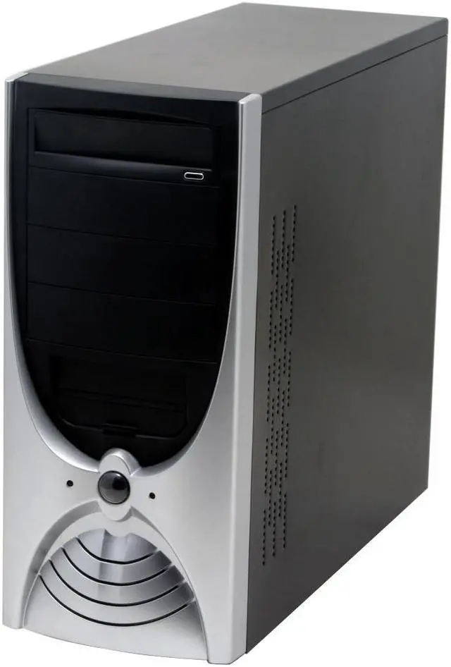 Alt view image 2 of 10 - Winsis WG-04 Black SGCC/ ABS ATX Mid Tower Computer Case 400W Power Supply - OEM