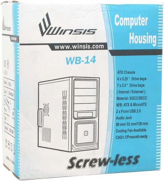 Winsis WB-14 Black Computer Case - Newegg.com
