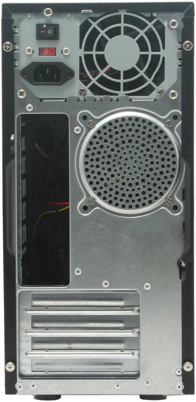 Alt view image 4 of 11 - Winsis WM-09 Black SGCC/ ABS Micro ATX Mini Tower Computer Case 350W Power Supply - OEM