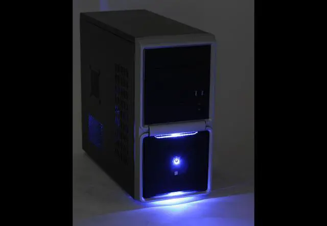 Alt view image 11 of 11 - Winsis WM-09 Black SGCC/ ABS Micro ATX Mini Tower Computer Case 350W Power Supply - OEM