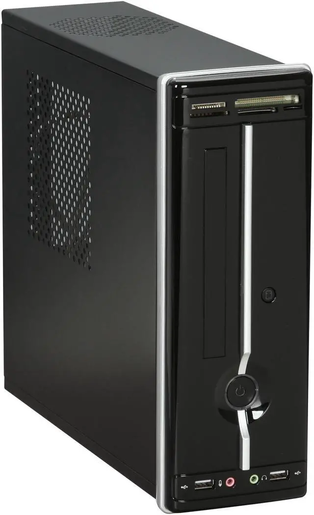 Main image of Winsis Wi-02C SGCC/ABS Mini-ITX Tower Computer Case w/Card Reader 200W Power Supply