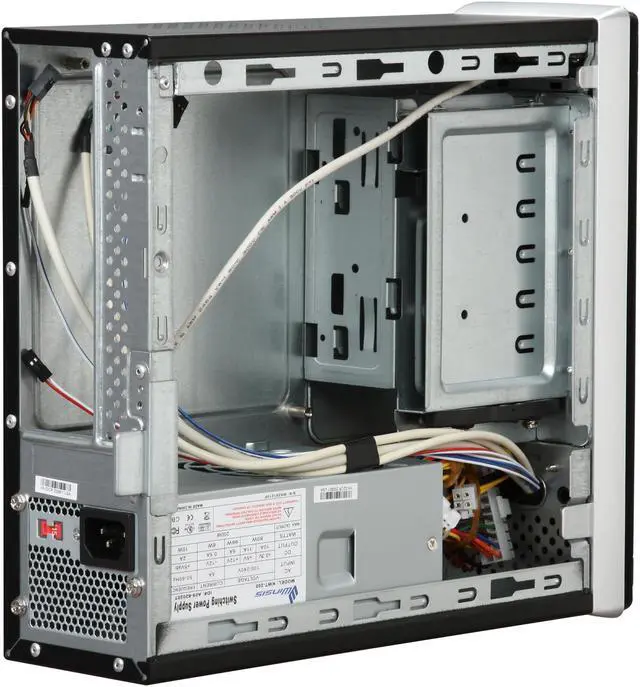 Alt view image 5 of 9 - Winsis Wi-02C SGCC/ABS Mini-ITX Tower Computer Case w/Card Reader 200W Power Supply