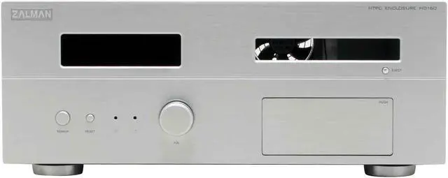 Alt view image 3 of 13 - ZALMAN Silver Aluminum HD160 ATX Media Center / HTPC Case