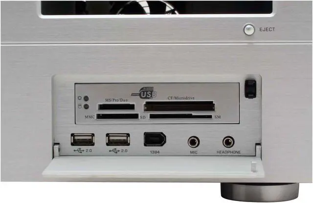 Alt view image 4 of 13 - ZALMAN Silver Aluminum HD160 ATX Media Center / HTPC Case