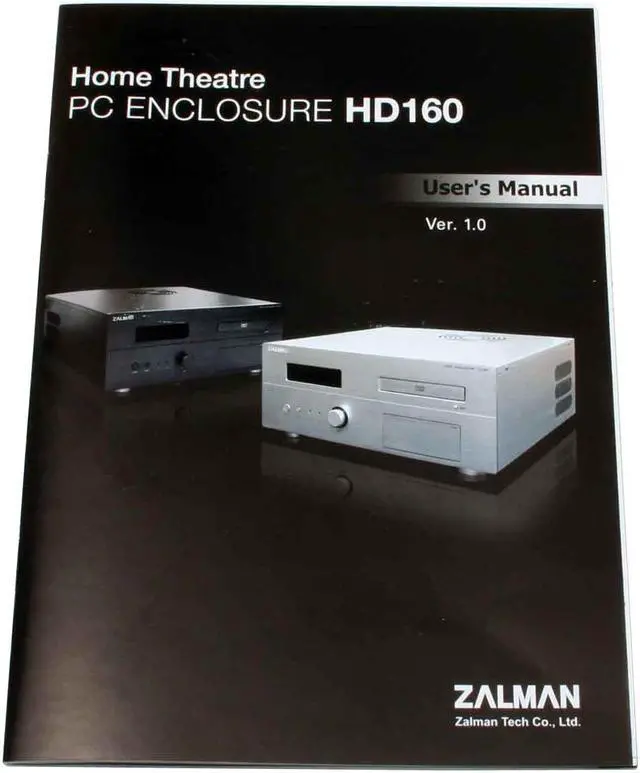 Alt view image 12 of 13 - ZALMAN Silver Aluminum HD160 ATX Media Center / HTPC Case