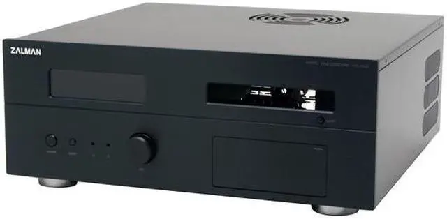 Alt view image 2 of 15 - ZALMAN Black Aluminum HD160B ATX Media Center / HTPC Case