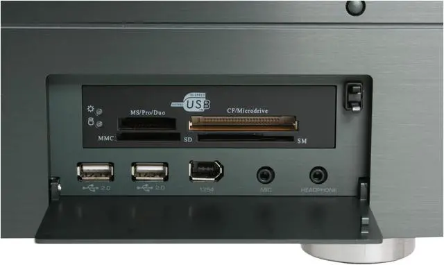 Alt view image 4 of 15 - ZALMAN Black Aluminum HD160B ATX Media Center / HTPC Case