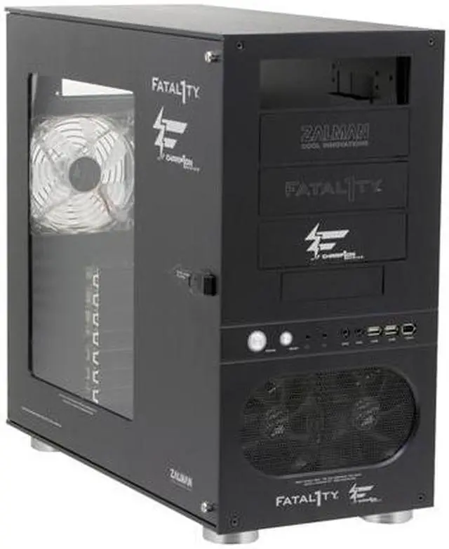 Main image of ZALMAN FC - ZE1 Black Pure aluminum ATX Mid Tower Computer Case