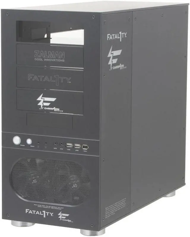 Alt view image 2 of 10 - ZALMAN FC - ZE1 Black Pure aluminum ATX Mid Tower Computer Case