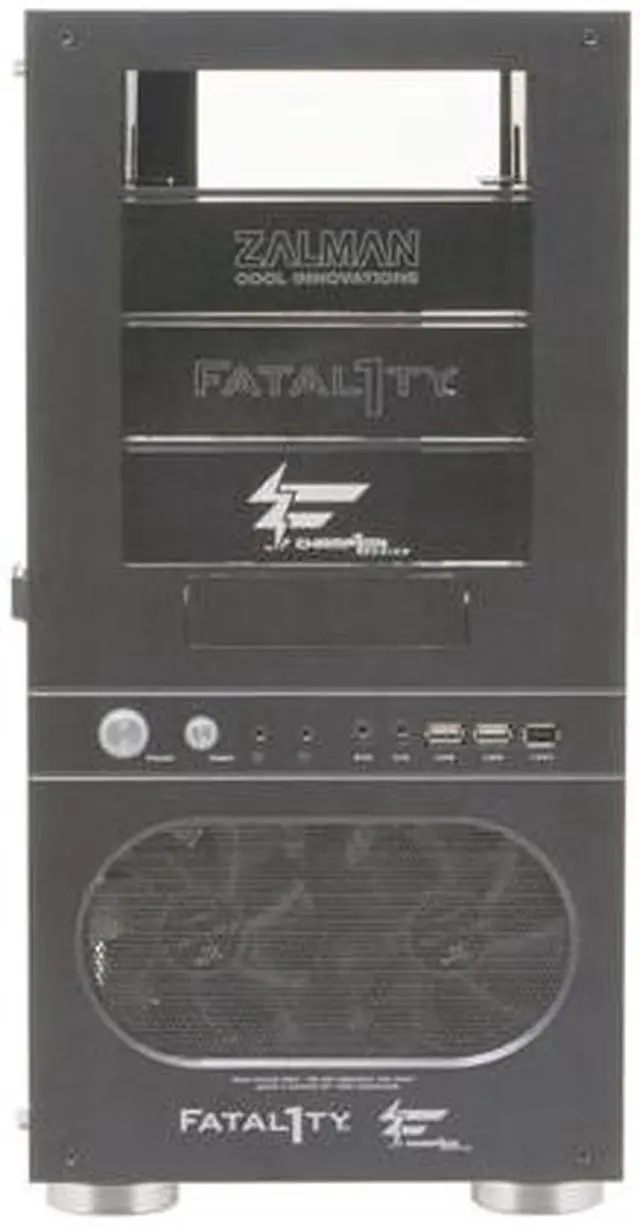 Alt view image 3 of 10 - ZALMAN FC - ZE1 Black Pure aluminum ATX Mid Tower Computer Case