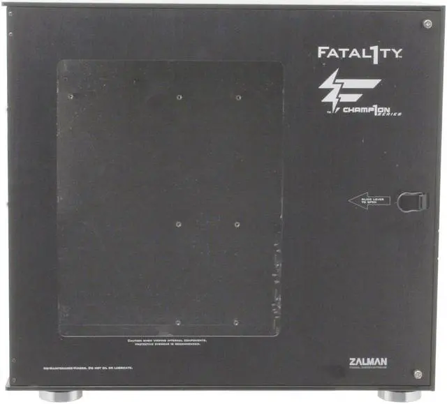 Alt view image 5 of 10 - ZALMAN FC - ZE1 Black Pure aluminum ATX Mid Tower Computer Case