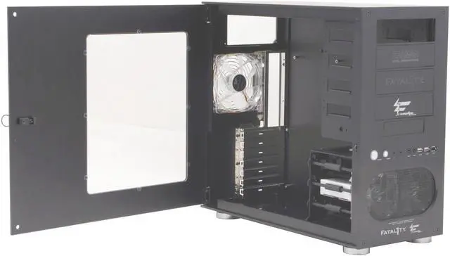 Alt view image 7 of 10 - ZALMAN FC - ZE1 Black Pure aluminum ATX Mid Tower Computer Case