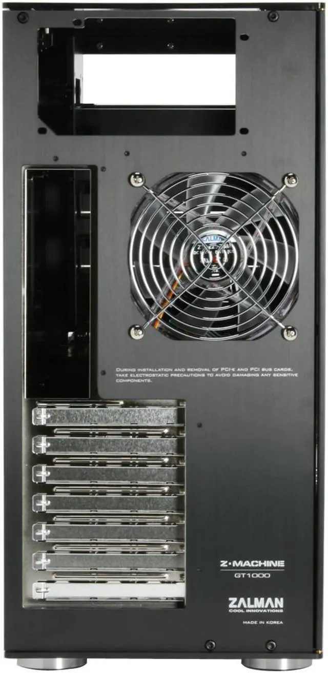 Alt view image 7 of 12 - ZALMAN Z-MACHINE GT1000-B Black Aluminum ATX Mid Tower High End Computer Case