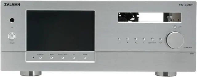 Alt view image 3 of 12 - ZALMAN Silver Aluminum HD160XT-S ATX Media Center / HTPC Case