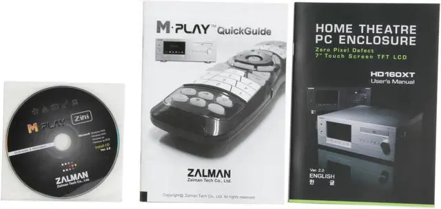 Alt view image 11 of 12 - ZALMAN Silver Aluminum HD160XT-S ATX Media Center / HTPC Case
