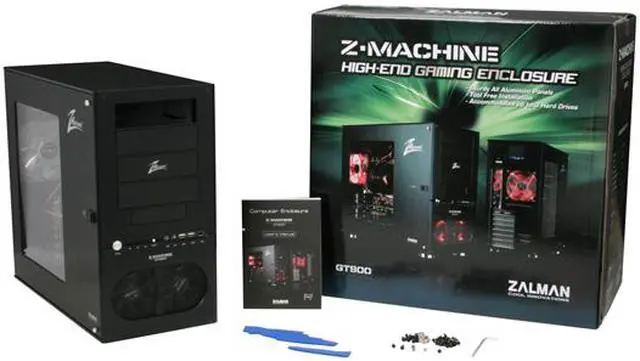 Alt view image 10 of 10 - ZALMAN GT900 Black Aluminum ATX Mid Tower Computer Case