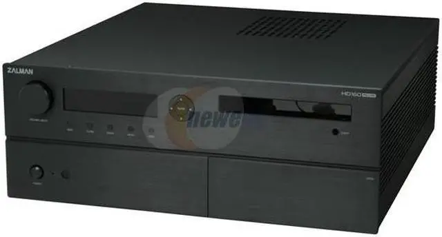 Alt view image 4 of 9 - ZALMAN Black Aluminum HD160Plus ATX Media Center / HTPC Case