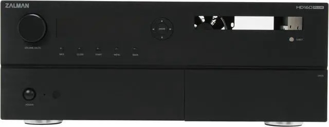 Alt view image 2 of 9 - ZALMAN Black Aluminum HD160Plus ATX Media Center / HTPC Case