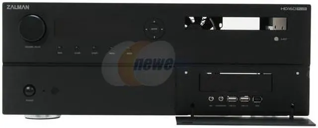 Alt view image 3 of 9 - ZALMAN Black Aluminum HD160Plus ATX Media Center / HTPC Case
