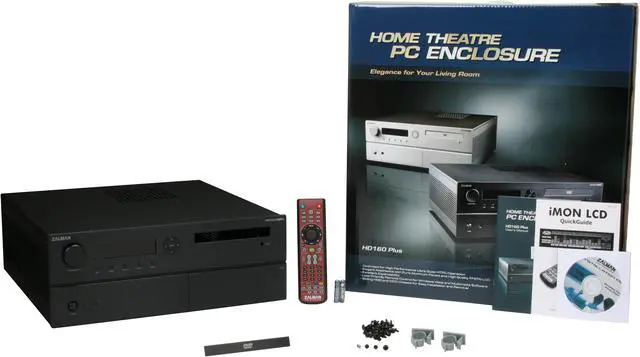 Alt view image 9 of 9 - ZALMAN Black Aluminum HD160Plus ATX Media Center / HTPC Case