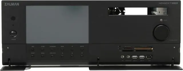 Alt view image 3 of 9 - ZALMAN Black Aluminum HD160XT Plus ATX Media Center / HTPC Case