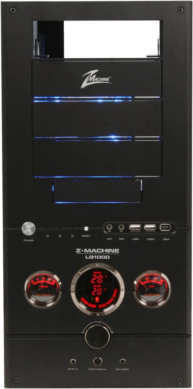 Alt view image 2 of 10 - ZALMAN EXTREME HYBRID LQ1000 Black Aluminum Alloy ATX Mid Tower Computer Case