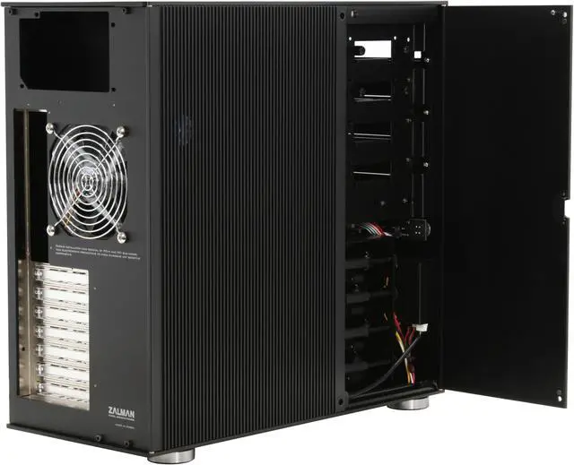 Alt view image 5 of 10 - ZALMAN EXTREME HYBRID LQ1000 Black Aluminum Alloy ATX Mid Tower Computer Case