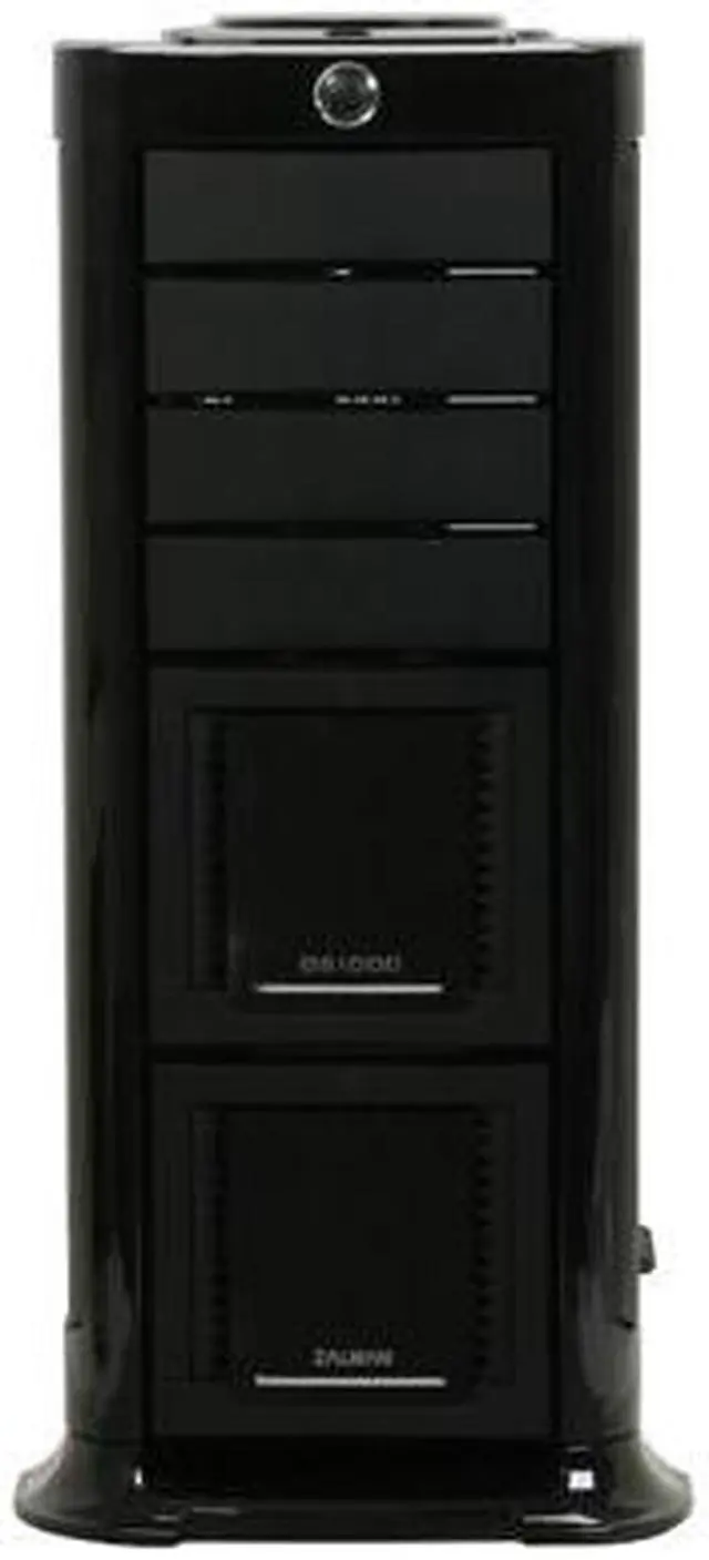 Alt view image 2 of 13 - ZALMAN PROFESSIONAL GS-1000-BK Black Computer Case Aluminum / 1.0mm SECC Steel Full Tower With Hot Swap Bays & PSU Roller Rails