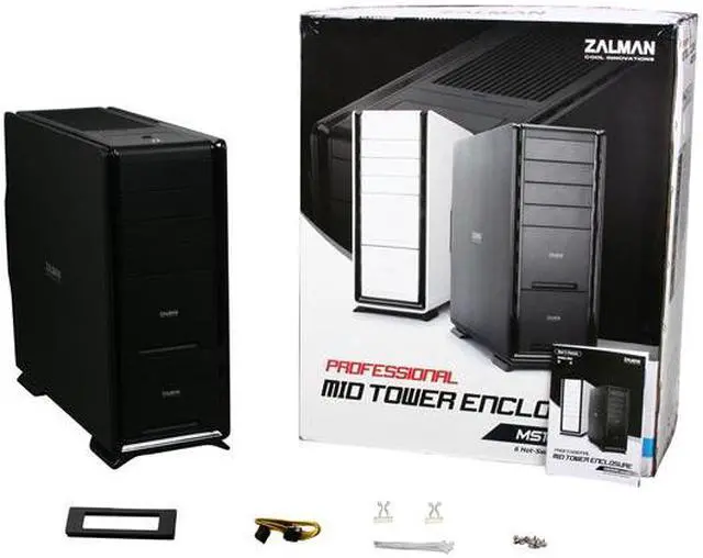 Alt view image 10 of 10 - ZALMAN MS1000-HS2 Black Steel / Plastic ATX Mid Tower Computer Case