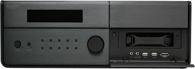 Alt view image 2 of 8 - ZALMAN Black Aluminum / Plastic / Steel HD503 ATX Media Center / HTPC Case