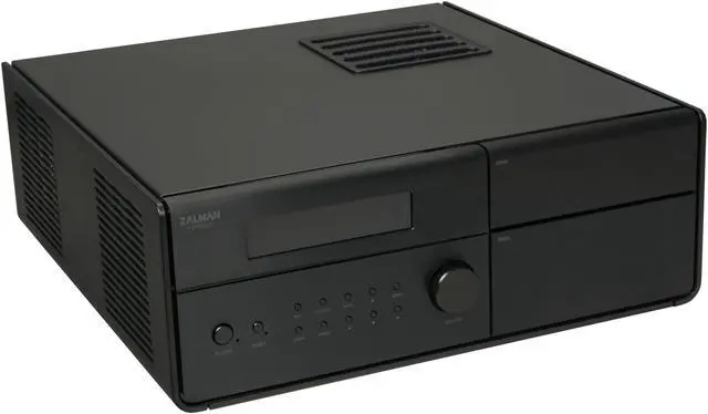 Alt view image 3 of 8 - ZALMAN Black Aluminum / Plastic / Steel HD503 ATX Media Center / HTPC Case