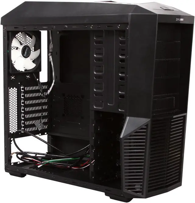 Alt view image 7 of 11 - ZALMAN Z11 Plus Black Steel / Plastic ATX Mid Tower Computer Case