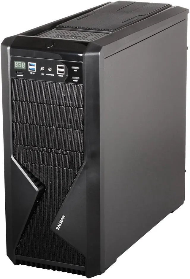 Alt view image 3 of 9 - ZALMAN ZM-Z9 U3 Black Steel / Plastic ATX Mid Tower Computer Case