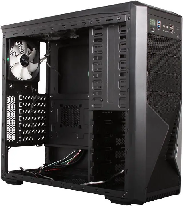 Alt view image 8 of 9 - ZALMAN ZM-Z9 U3 Black Steel / Plastic ATX Mid Tower Computer Case