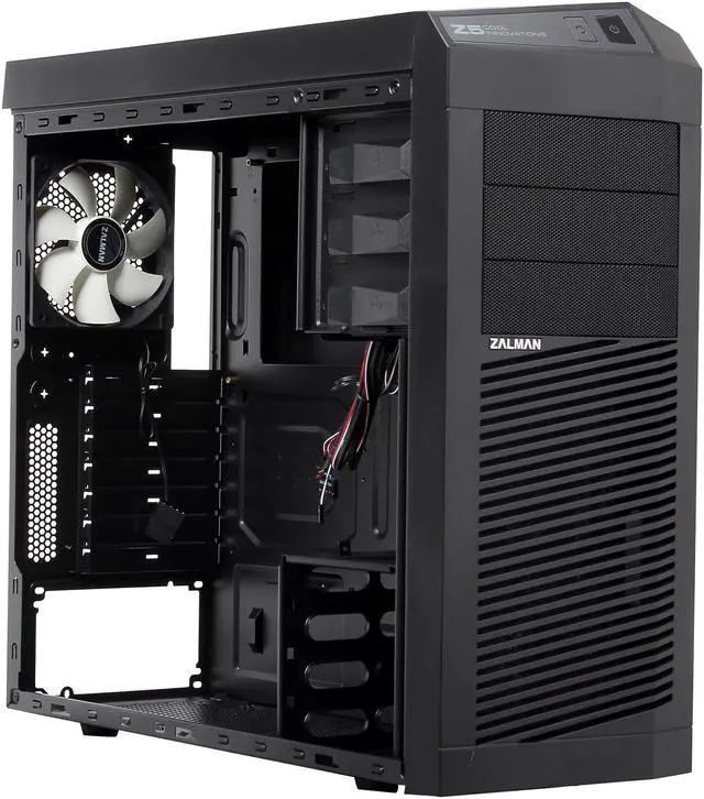 Alt view image 7 of 10 - ZALMAN Z5 Black Steel / Plastic ATX Mid Tower Computer Case Compatible with Standard ATX / ATX12V (not included) Power Supply